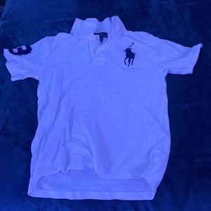 White polo button up